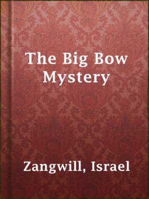 cover image of The Big Bow Mystery